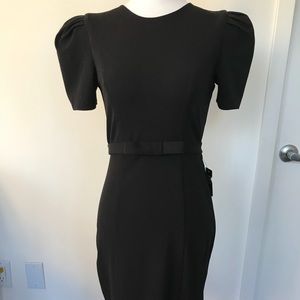 EXPRESS Black Dress with Shoulder Pads